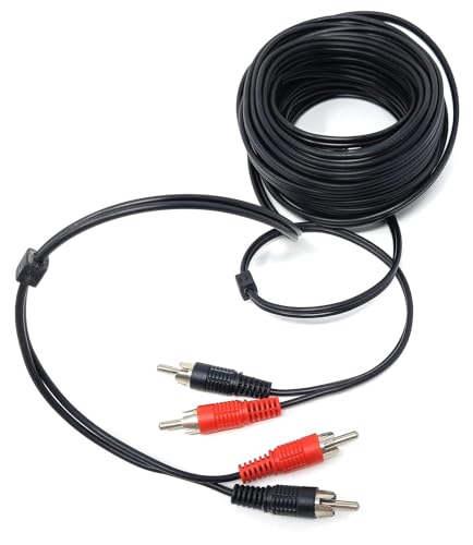 Câble RCA pour supprimer les grésillements ampli platine 20m