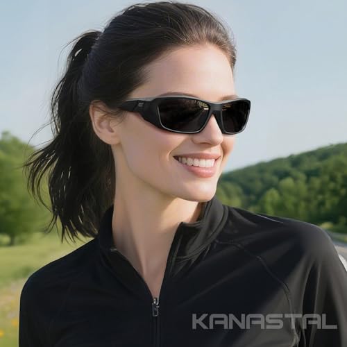 KANASTAL Wrap Around Sunglasses Men Women Polarized UV400 Square Fashion Sports Sun Glasses2