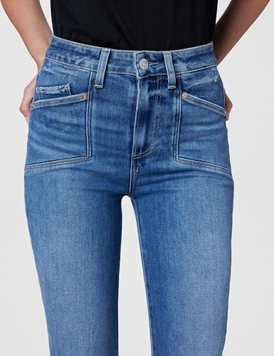 PAIGE Women's Iconic Set in Pockets Jeans4
