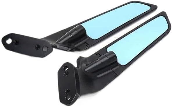 Motorcycle Side View Mirror Stealth Winglets Rearview Mirrors Compatible With ZX6R 6R 2019 2020 2021 2022 2023 2024 2025