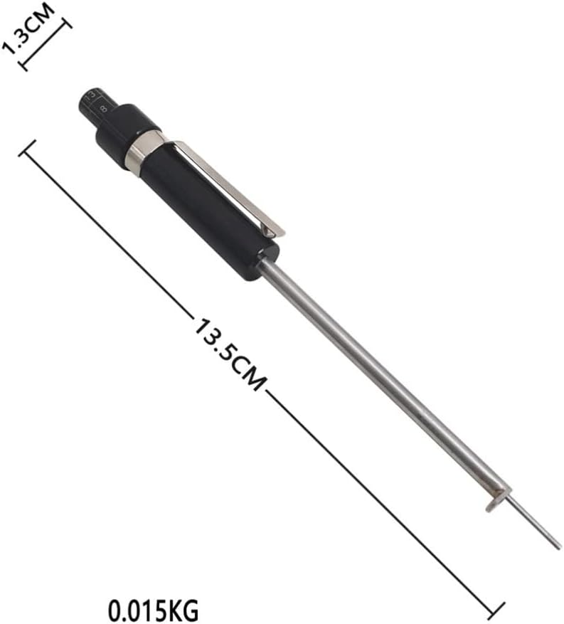 Homoyoyo Car Tools 3PCS Brake Pad Measure Tool Universal Car Brake Pad Thickness Gauge Car Brake Pad Detection Pen Scale Tire Tread Depth Gauge Measuring Tool Ruler Automotive Tools