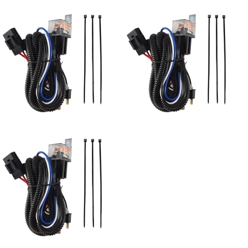 Harnais de câblage 12V pour corne de voiture avec relais 40A stable et klaxon performant x3