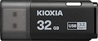 KIOXIA(キオクシア) 旧東芝メモリ USBフラッシュメモリ 32GB USB3.2 Gen1 日本製 国内サポート正規品 KLU301A032GK