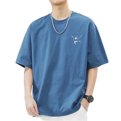 T-shirt coton homme vêtement été décontracté style urbain de Hong Kong