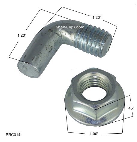 Hi Line Pallet Rack Bolt with Wiz Nut (Box of 8) Warehouse Storage and Safety