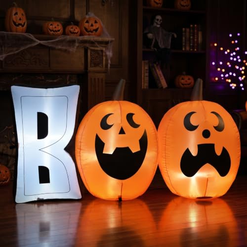DROFELY Halloween 6ft Pumpkin Inflatable Decoration, - image 5