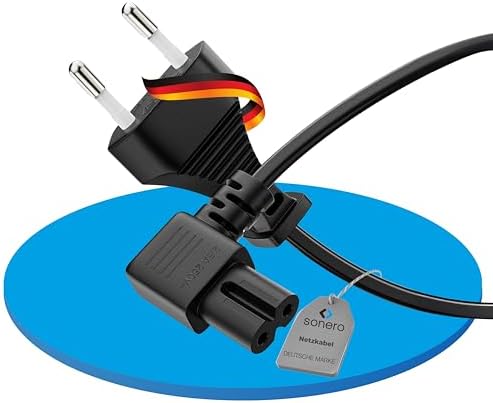 Sonero Câble D'alimentation 2 Pôles, 5,0m, Prise Euro Type C