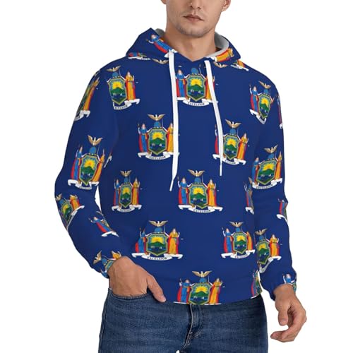Sweat-shirt homme imprimé New York idéal pour le sport et les loisirs