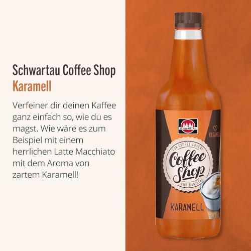 Schwartau Coffee Shop Caramel, Kaffeesirup zum Verfeinern von Kaffeespezialitäten, 650ml 2