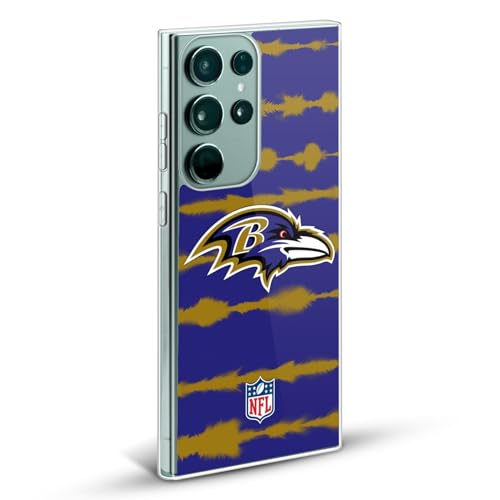 Coque gel Baltimore Ravens S24 Ultra compatible MagSafe antichoc NFL