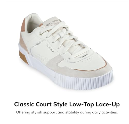 Skechers Men's Jade Kovos Leather and Suede Lace-up Sneakers2