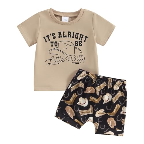 Image of Engofs Toddler Baby Boy Summer Clothes Short Sleeve T-Shirt Tops Shorts Set 2Pcs Casual Outfit