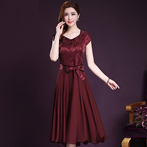 Robe en mousseline de soie taille plus qui sublime et affine les rondeurs