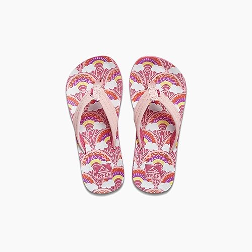 Image of REEF Girls Kids Ahi Beach Flip Flop, Soft Cushion Footbed, Water Friendly
