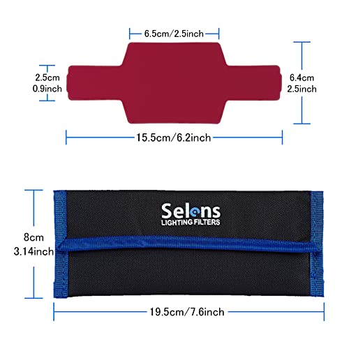 Selens Universal Flash Gels Lighting Filter Se-Cg20-20 Pcs Combination Kits For Camera Flash Light Strobe Light, Color Correction Filter Color Gels For Speedlight #TOP4