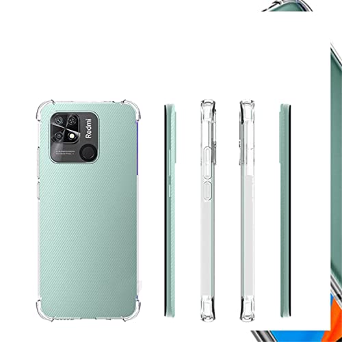 Kit Capa Anti Impacto e Película De Vidro 3D 5D 9D Compatível Para Xiaomi Redmi 10C