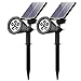 Produktbild Mpow 2 Stücke 6 LED Garten Solarleuchten, Outdoor Wandleuchte, Helle Garten Solar Licht, 2 Beleuchtungsmodi, Wasserdicht, Sicherheitsbeleuchtung, Großes Außenlicht für Garte, Hof
