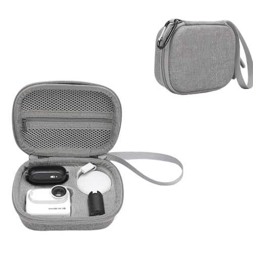 Insta360 GO 3/GO 3S用 収納ケース 耐衝撃 コンパクト設計 携帯便利 カラビナ付き GO 3S/GO 3 アクセサリー