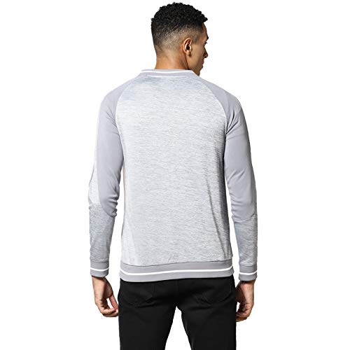 Image of CAHOOT Men Grey Full Sleeve Sports Jacket
