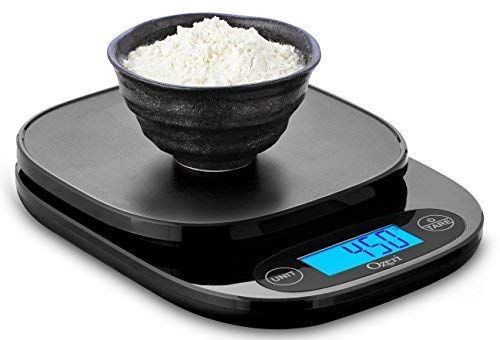 Ozeri Balança de jardim e cozinha ZK24, com tecnologia de peso de precisão de 0,5 g