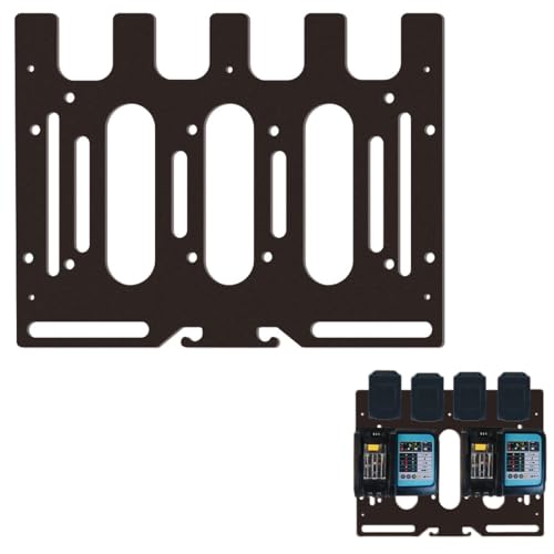 Soporte de Pared para baterías y Cargadores Makita, Soporte Estabilizador Puede Colocar Batería de 18 V, Cargador, para Taller y Garaje (b)