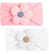 2 Pcs Baby Headband Newborn Headbands for Girls Newborn Headbands Baby Flower Headband Baby Girl ...