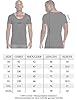 Deep V Neck T Shirt for Men Low Cut Scoop Tee Invisible Vee Top Cotton Short Sleeve Wide Neck Black XL #5