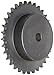 Martin Roller Chain Sprocket, Reboreable, Type B Hub, Single Strand, 08B Chain Size, 12.7mm Pitch, 33 Teeth, 16mm Bore Dia., 140.62mm OD, 89mm Hub Dia., 7.37mm Width