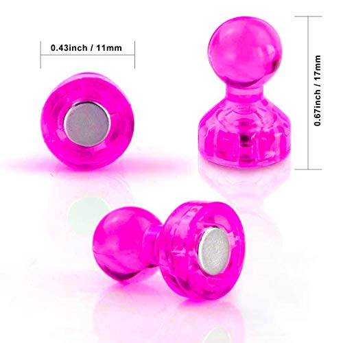 Imanes de neodimio, pequeños, Fuertes, para Pizarra, Nevera, Pizarra magnética, pequeño Pin de Acero niquelado 60 pc