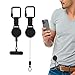 Ruidawin Retractable Phone Lanyard, 2 Pack Anti-Theft Phone Strap with Retractable Phone Tether Phone Clip for Skiing Compatible Most Smartphones, for Outdoor Hiking Cycling