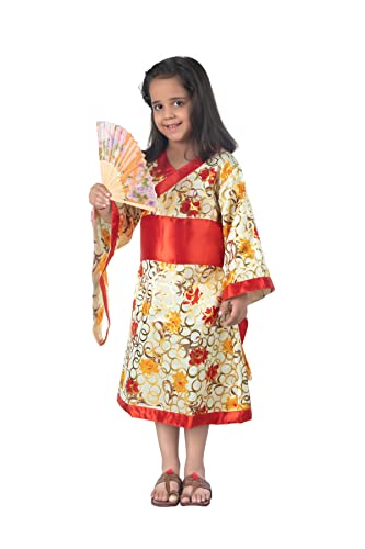 Image of BookMyCostume Japanese Girl Kimono International World Costume 3-4 years