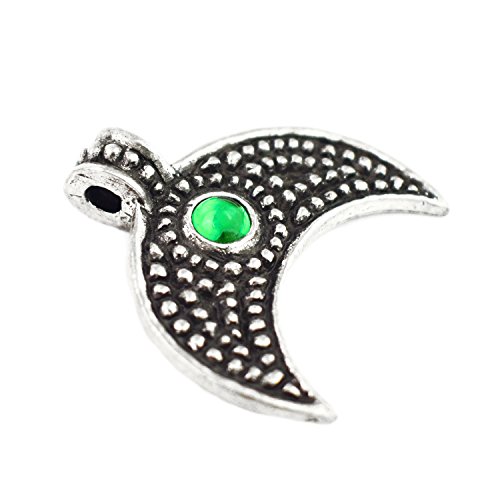 Asgard Colgante Verde de Cristal de Swarovski con diseño de Pagan Vikingo