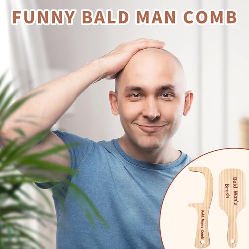The Hilarious Bald Man Comb (2-Pack) – The Ultimate Gag Gift for Him, Birthday Gifts for Him