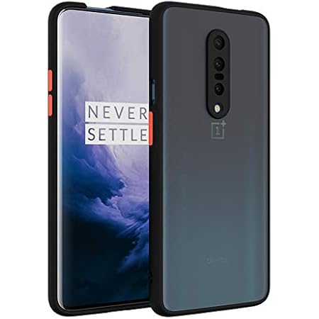 Yashmart Oneplus 7 Pro Hybrid Matte Finish Smoke Case With Camera Protection Anti Slip Design Tpu Plastic Smoke Case Back Cover For Oneplus 7 Pro Black Amazon In Electronics