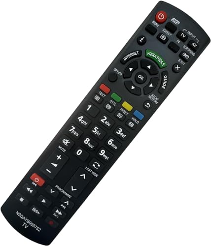 Replacement for panasonic tv remote n2qayb000752,Pre programming compatible for panasonic remote control N2QAYB000752 N2QAYB000487 - Image 2