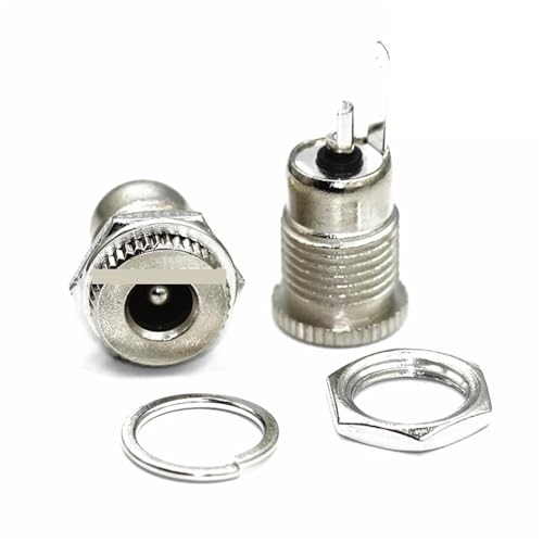Conector Hembra CC DC099 de 5,5 mm x 2,1 mm para reparar tiras LED y routers domésticos