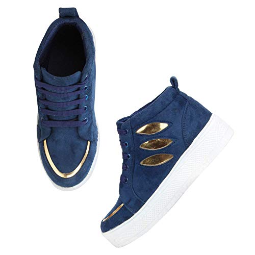 Image of Commander Stylish High Ankle Sneakers for Girls [Model 701]