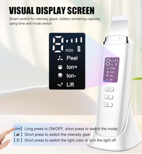 Image of Ultra Sonic-V1 | Facial Skin Scrubber Tool | Deep Cleansing Blackhead Remover | Pore Cleaning & Exfoliation Tool For Face