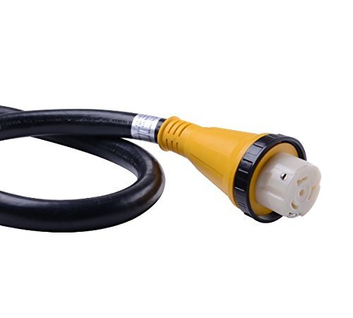 TruePower 20-2020 30' 50 Amp RV Power Cord with Twist Lock Locking Connector (6/3+8/1)