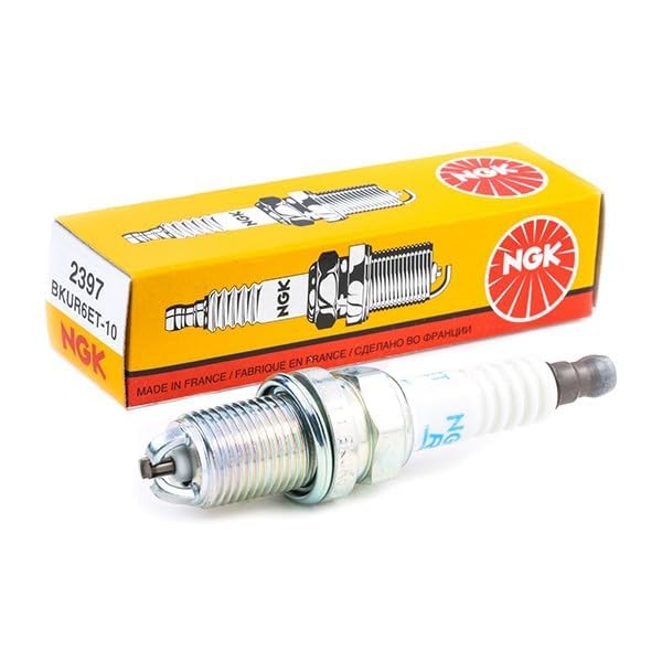 confezione da 10 NGK CANDELE - RICAMBIO N° BKUR6ET-10 - Serie n° 2397 - 10 pezzi