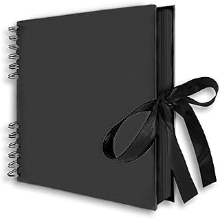 Sunstudio Photo Album Scrap and Album Book DIY for Memories Black