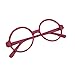 Produktbild Cosanter Klassische Retro Brille rund Keyhole 40er 50er Jahre Vintage Look Baby Brillengestelle, Rot Rose
