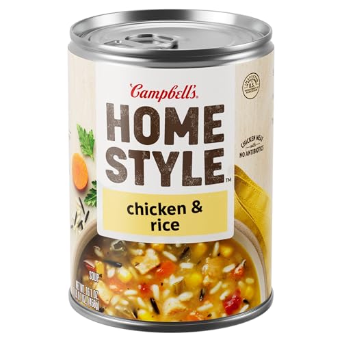Campbell’s Homestyle Chicken and Rice Soup, 16.1 oz Can