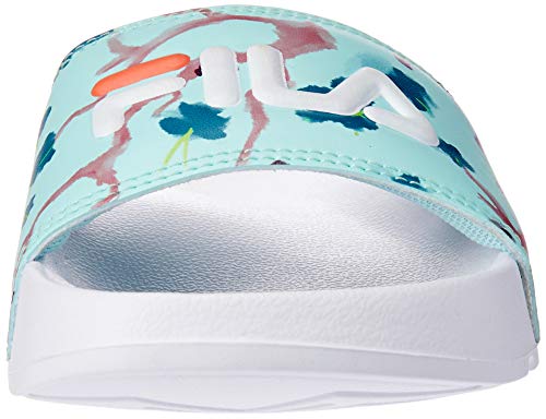 CHINELO FILA CHINELO Feminino AZUL CLARO/CORAL/BRANCO 37