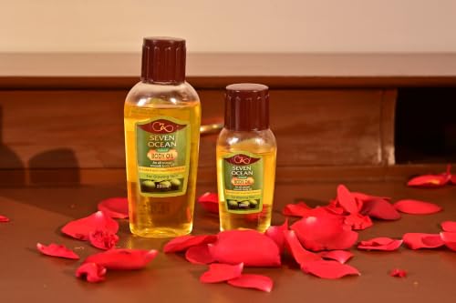Image of Khukumoni Natural Body Oil | Nourishes & Moisturizes Skin | For Soft Smooth & Glowing Skin | Pack of 2 (200ml each)