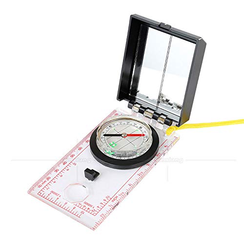 LIPOVOLT Map Scale Compass Luminous MC-2 D/L in/NH Mirror Sighting Compass
