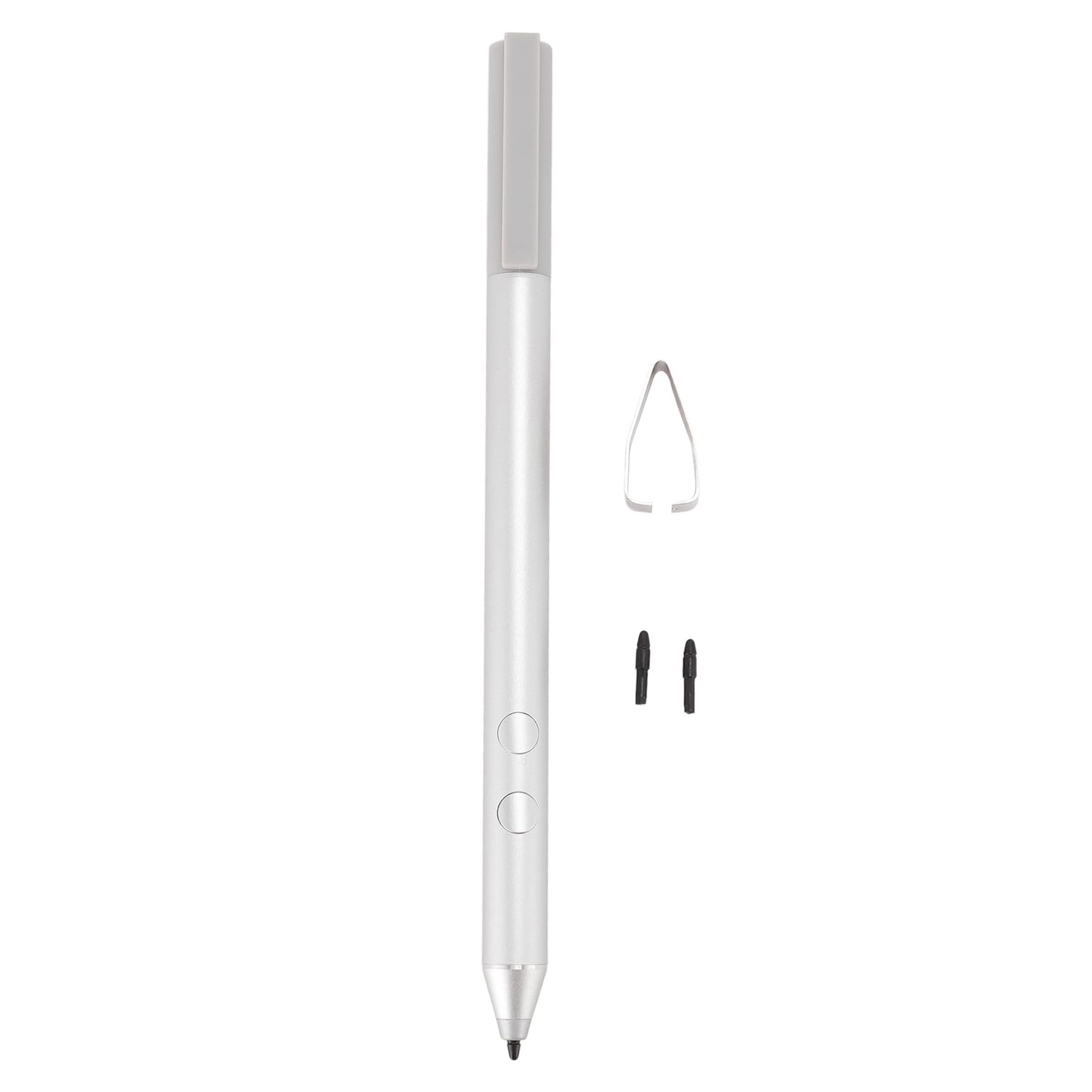 Lápiz óptico Profesional para Tableta con 4096 Niveles de presión, Puntas de Repuesto, para Dispositivos con Pantalla táctil de la Serie Envy Spectre Pavilion x360 (Plata)