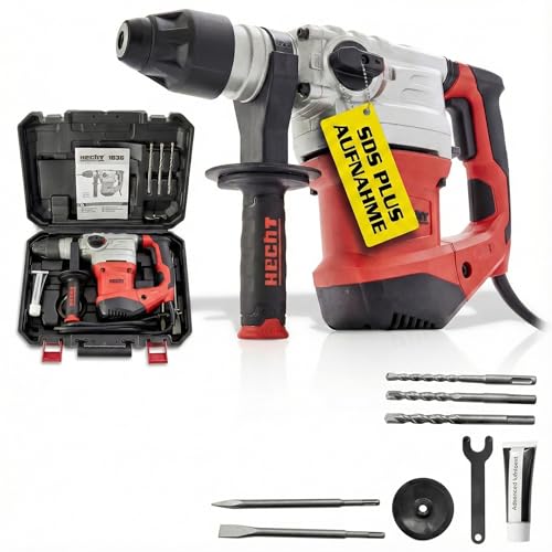 HECHT starkes Bohrhammer Set mit 1500 Watt (Zerstörer 2025) – Mit...