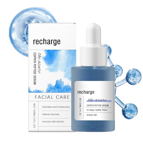 Copper Peptide Hydrating Face Serum - Anti-Aging Copper Peptide S...