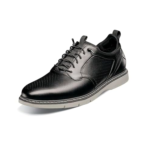 Stacy Adams Men's Sync Lace Up Oxford, Black, 10 Cover